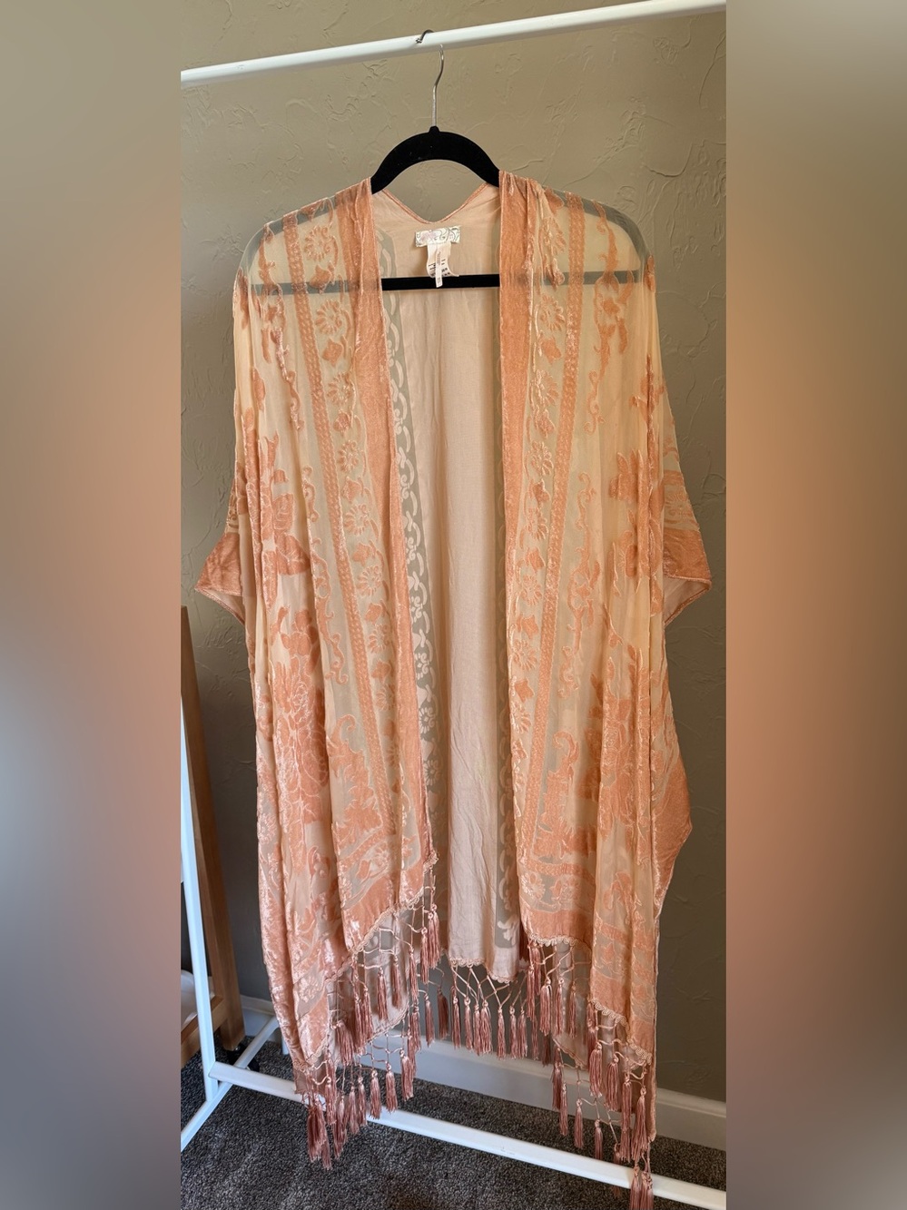 Free People Duster with Fringe